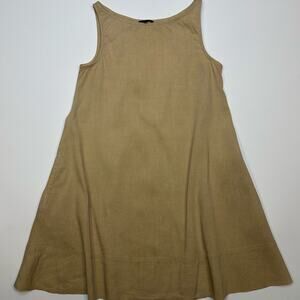 Theory Linen Blend Swing Tank Dress Size 0